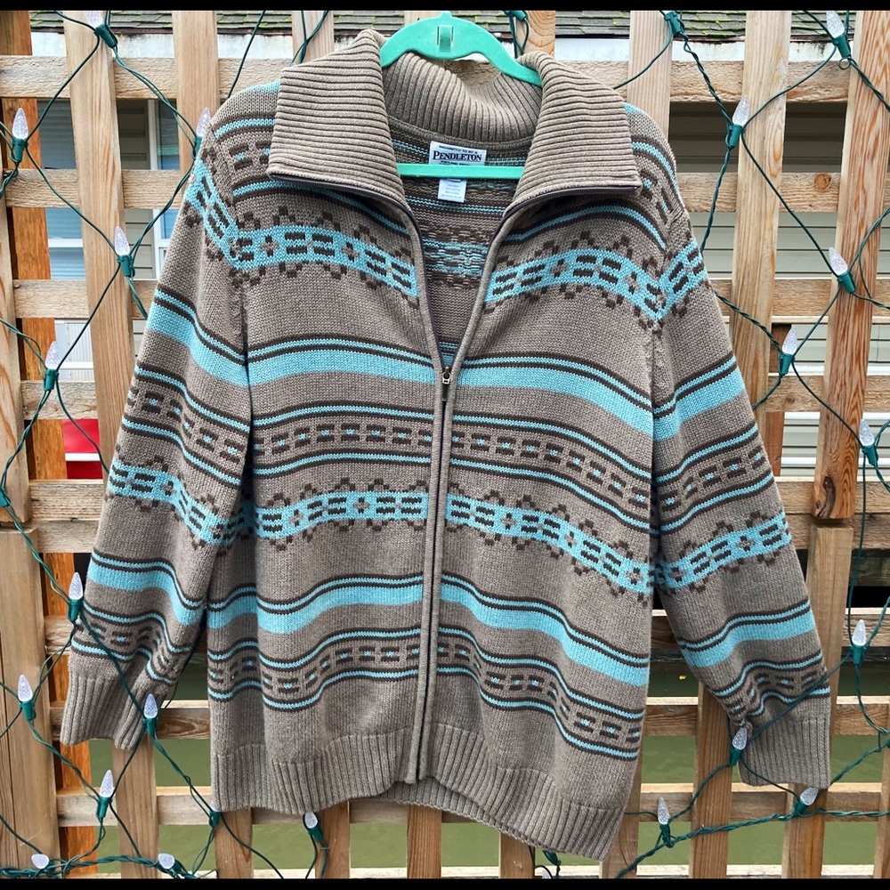 COPY - Pendleton 100% knit cotton cardigan